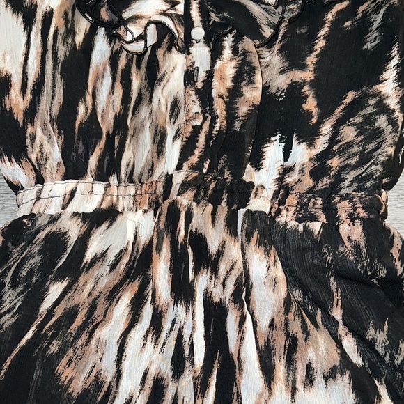 H&M RUFFLED CHEETAH PRINT ROMPER - Picture 3 of 5